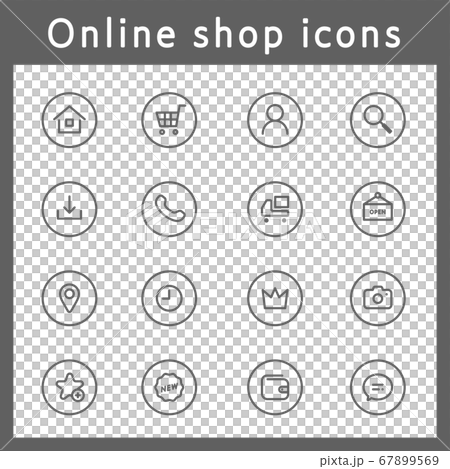Set of shop site icons/mail order/fashion/shopping/shopping Set of shop site icons/mail order/fashion/shopping/shopping 67899569