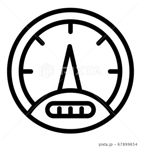 Car gauge icon, outline style 67899654