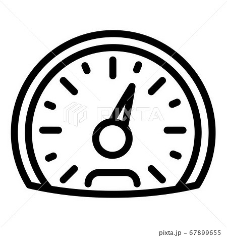 Speedometer icon, outline style 67899655