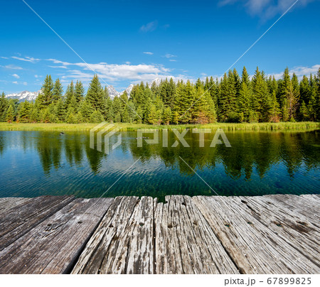 Mountains in Grand Teton National Park with Mountains in Grand Teton National Park with 67899825