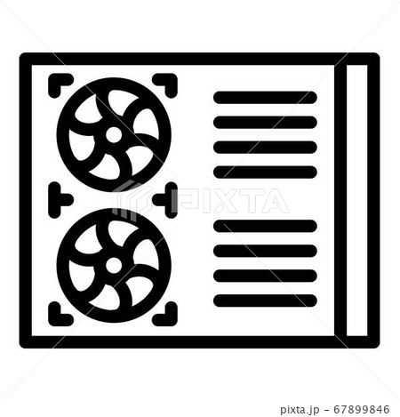 Commercial conditioner icon, outline style 67899846