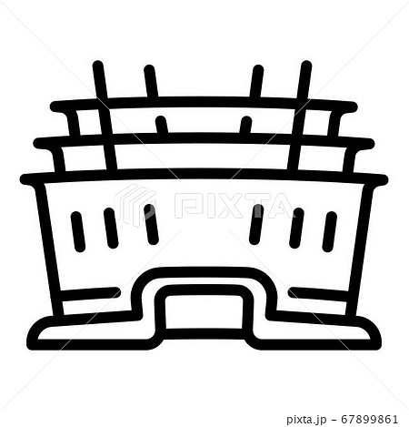 City sport arena icon, outline style City sport arena icon, outline style 67899861