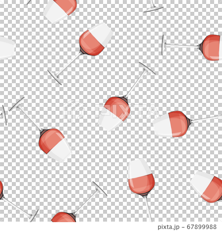 Glass of rose wine background. Seamless pattern with alcohol drink. Glass of rose wine background. Seamless pattern with alcohol drink. 67899988