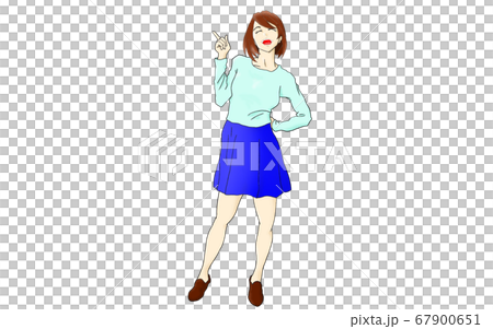 令人耳目一新的女孩歡呼圖 67900651