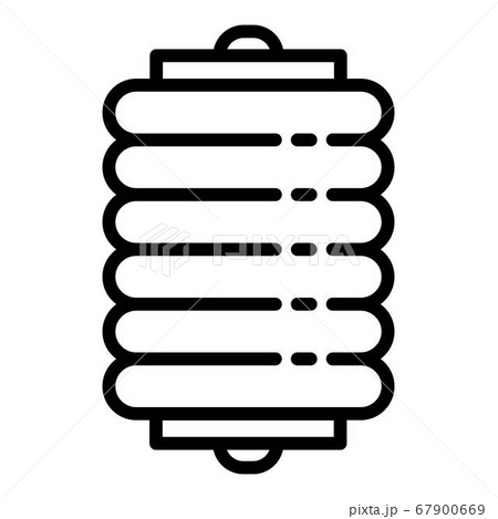 Air car spring coil icon, outline style 67900669