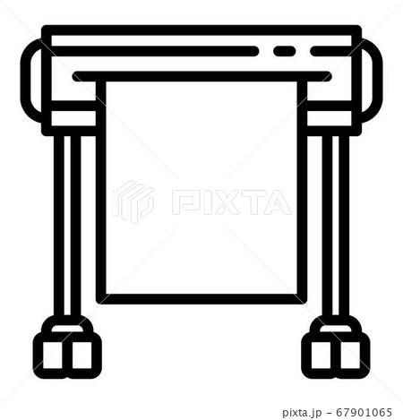 Plotter icon, outline style 67901065