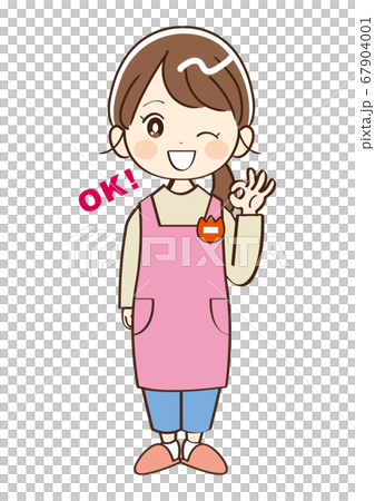 女性、幼稚園、先生、了解 67904001