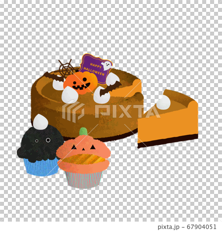 ハロウィンパーティのケーキ 67904051