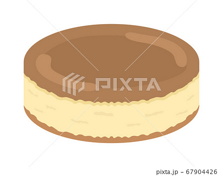 チーズケーキのイラストのイラスト素材