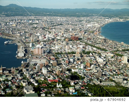 函館山から見た函館市街 67904692