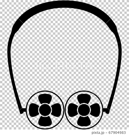 ダブルファン（首掛け扇風機）アイコン 67904983