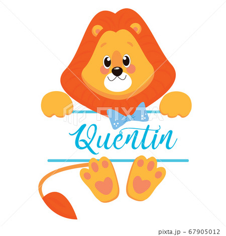 Cartoon Cute Little Animal Lion Vector Illustration 67905012