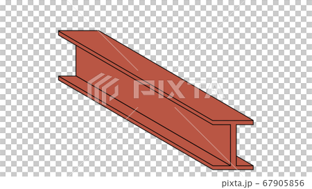 鉄骨 H鋼 赤さび 赤錆 鉄骨 H鋼 赤さび 赤錆 67905856