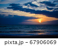 まるでアニメのワンシーンのようだった夕日ヶ浦の夕やけ 67906069