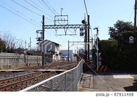 東武鉄道アーバンパークライン(野田線)の踏切 東武鉄道アーバンパークライン(野田線)の踏切 67911408