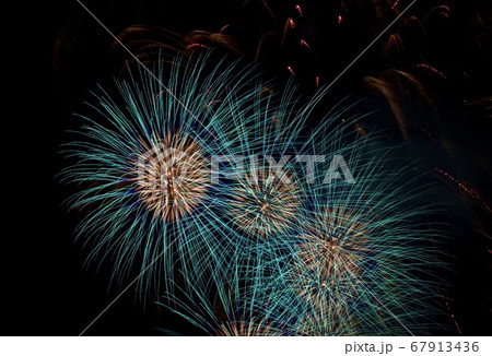 夜空に咲く大輪の花火 夜空に咲く大輪の花火 67913436