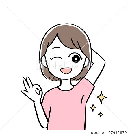 脇の下が綺麗な女性 脇の下が綺麗な女性 67915879