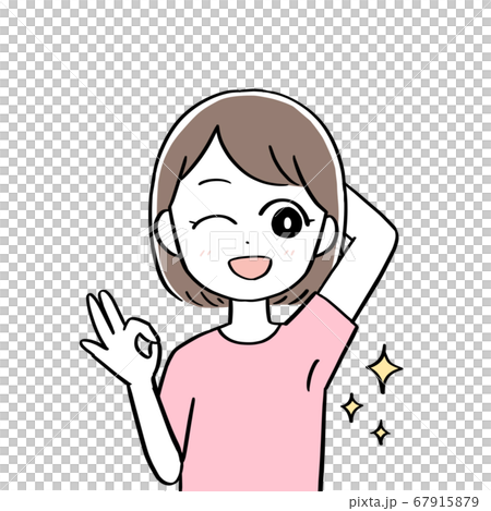 脇の下が綺麗な女性 脇の下が綺麗な女性 67915879