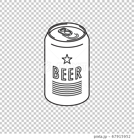 Beer Monochrome Vector Illustration Icon Stock Illustration
