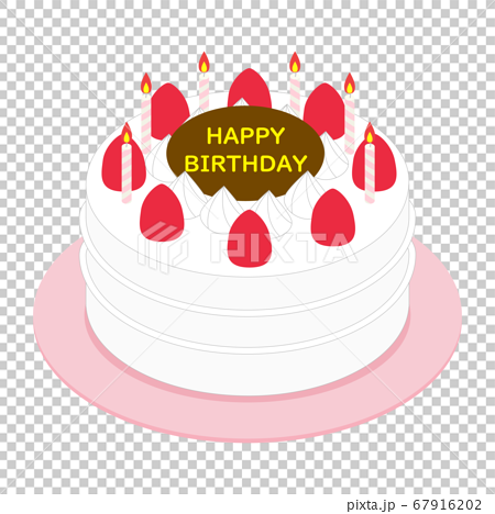 Birthday Cake Stock Illustration