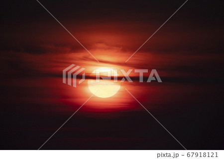 夕日 空 夕方 67918121