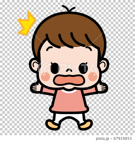 女の子_慌てる 女の子_慌てる 67919853
