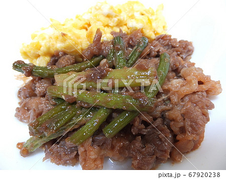 スタミナをつけるのにニンニクの芽入り焼肉♪ 67920238