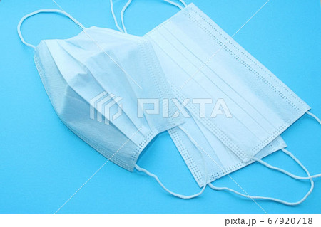 【冷感マスク】飛沫感染防止・ウイルス対策・夏用の使い捨てマスク 67920718
