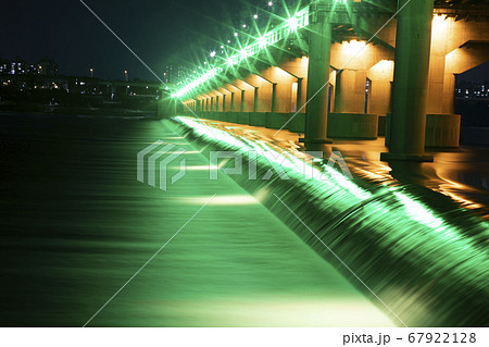 蚕室 蚕室大橋 夜 67922128