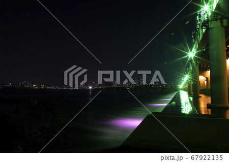 蚕室 蚕室大橋 夜 67922135