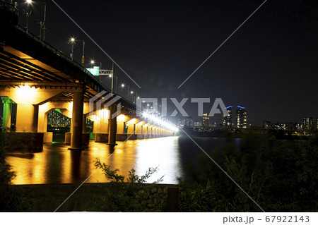 蚕室 蚕室大橋 夜 67922143