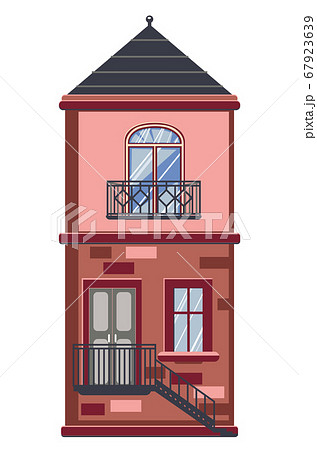 Retro brick house Retro brick house 67923639