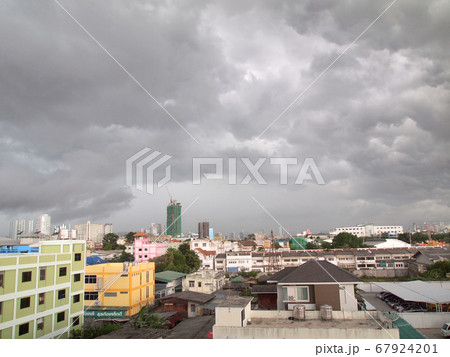 Bangkok,Thailand - August 18, 2012 :clouds over Bangkok,Thailand - August 18, 2012 :clouds over 67924201
