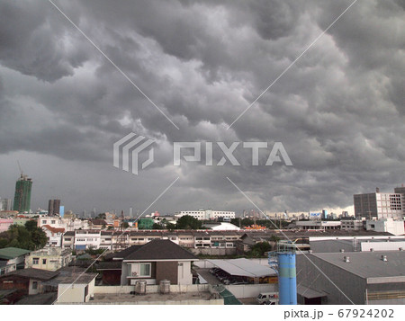 Bangkok,Thailand - August 18, 2012 :clouds over 67924202