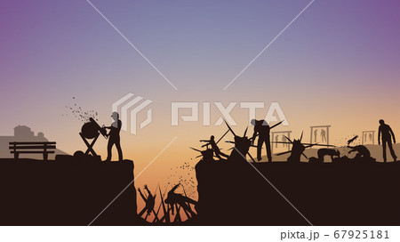 man against zombies 67925181