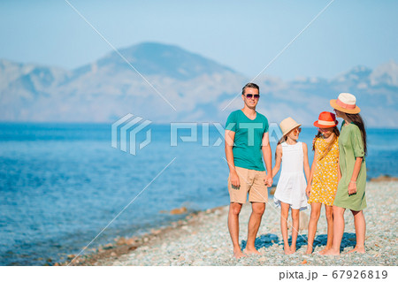 Young family on vacation have a lot of fun 67926819