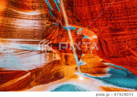 Antelope Canyon is a slot canyon in the American Antelope Canyon is a slot canyon in the American 67928055