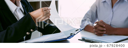 Job interviewer is advising the employee to apply 67928400