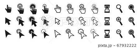 カーソルアイコンセット カーソルアイコンセット 67932222