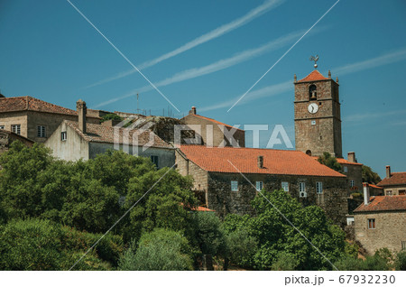 Medieval village of Monsanto on top of hill Medieval village of Monsanto on top of hill 67932230