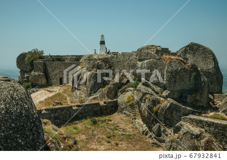 View of the access to the Keep at the Castle of Monsanto View of the access to the Keep at the Castle of Monsanto 67932841