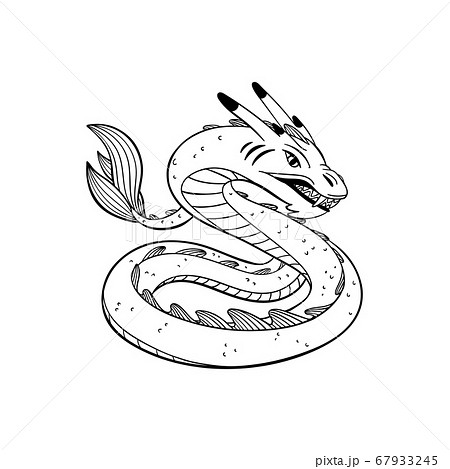 Magical creatures set. Mythological animal - 67933245