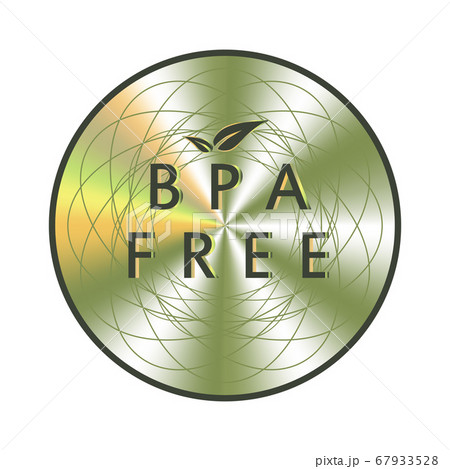 BPA free holographic sticker. Round hologram realistic stamp. Vector element for non toxic plastic product promotion. BPA free icon BPA free holographic sticker. Round hologram realistic stamp. Vector element for non toxic plastic product promotion. BPA free icon 67933528