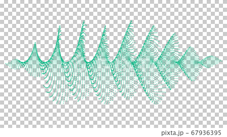 CGパーティクル　捻じれるパーティクル 67936395