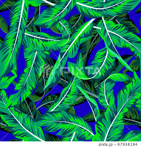 Seamless tropical bright pattern for textile 67938184