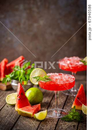 Watermelon cocktail margarita Watermelon cocktail margarita 67940586