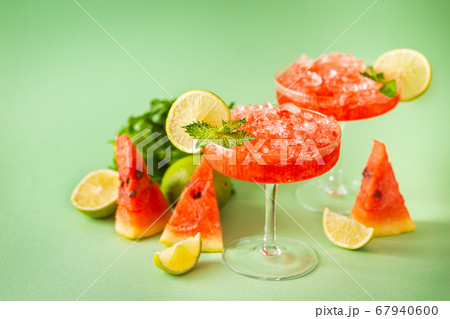 Watermelon cocktail margarita 67940600