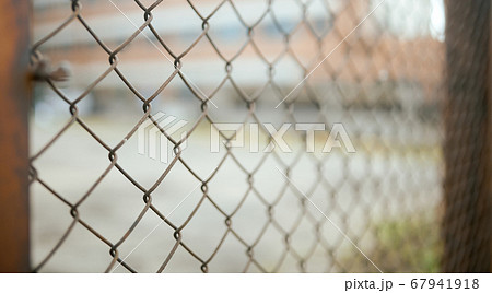 Rabitz Metal fencing mesh in a close up view Rabitz Metal fencing mesh in a close up view 67941918