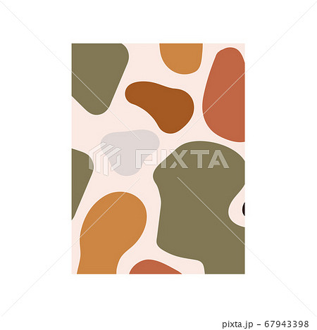 Abstract background drawn by hand. Blots and spots for your painting or panel. The painted texture is made in pleasant colors, African motifs. Perfect for paintings or textiles. Abstract spotted 67943398
