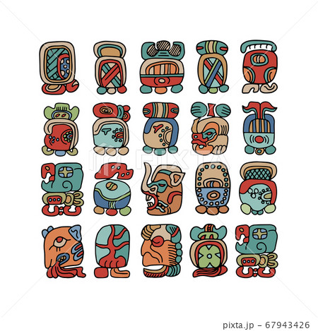 template in native american style 67943426